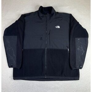 The North Face Jacket Mens 3XL Black Denali Fleece Full Zip Polartec Outdoor